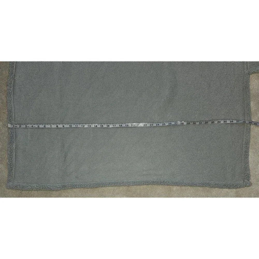 Silver One Gray Kitty Cat Hooded Blanket Soft Sherpa 39x53 Youth Boy Girl
